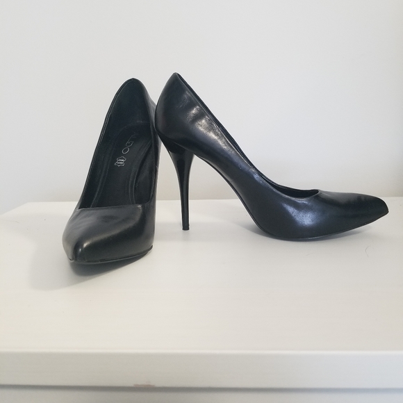ALDO black Stessy heels size 7 - Picture 3 of 3